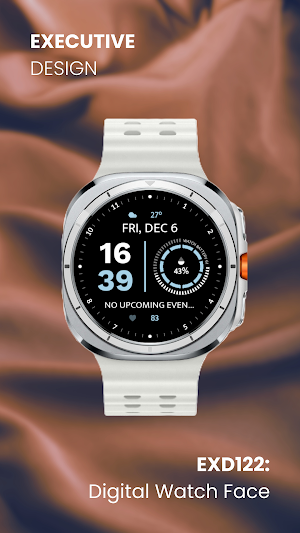 EXD122: Digital Watch Face Screenshot 2