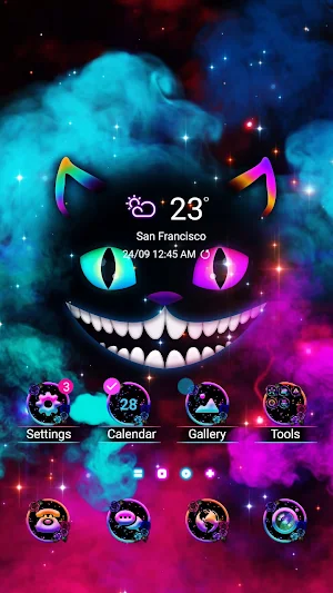 Mysterious Cheshire- Wallpaper Screenshot 0