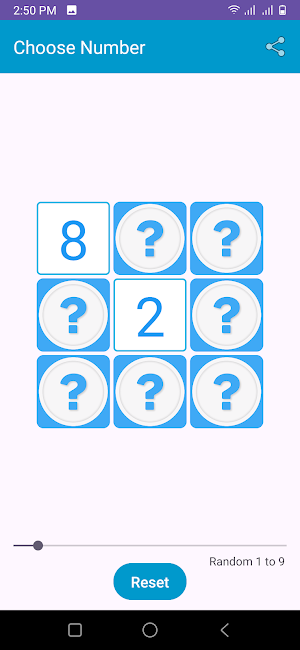 Choose Number Screenshot 2