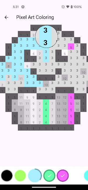 Pixel Art - Colour by Number Screenshot 1
