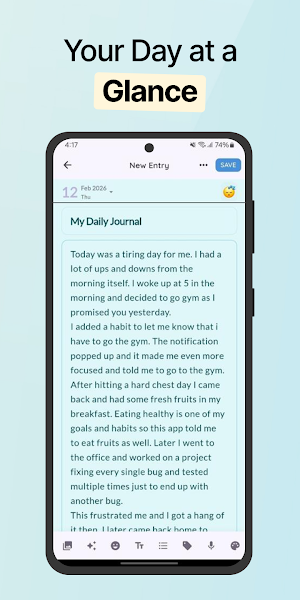 Mind - Daily Journal Screenshot 2