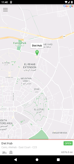 Diet Hub Restaurant Screenshot 1
