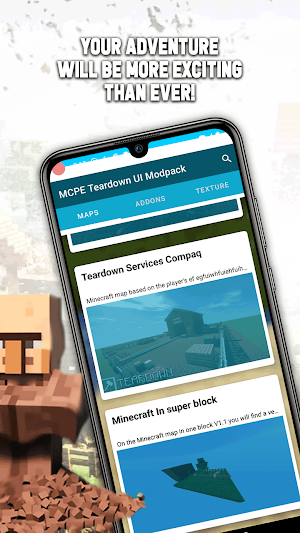 MCPE Teardown UI Modpack Screenshot 2