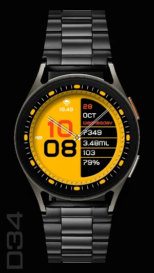 CC Digital 34 watch face Screenshot 2