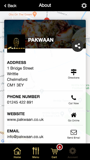 Pakwaan Chelmsford Screenshot 2