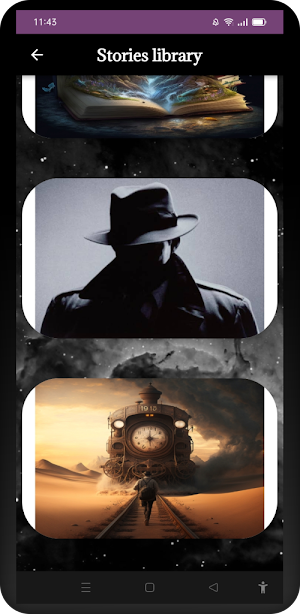 stories library Screenshot 1