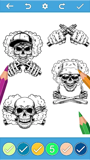 Vape Art Color By Number Book Screenshot 2