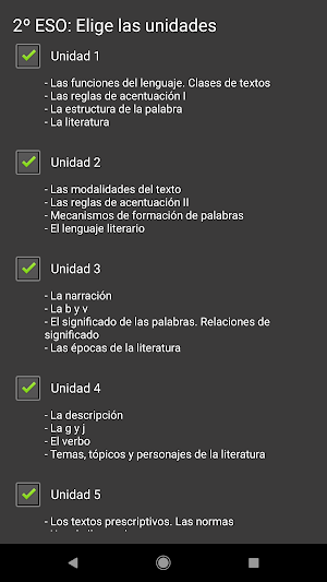 Lengua y Literatura ESO Screenshot 1
