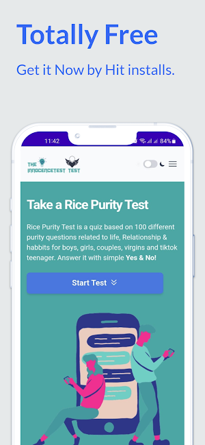 Rice Purity Test Screenshot 3