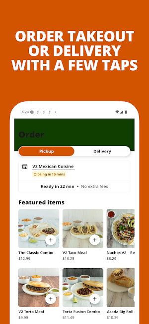 V2 Mexican Cuisine Screenshot 0