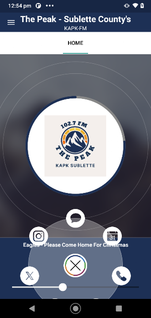 102.7 The Peak Radio Screenshot 1
