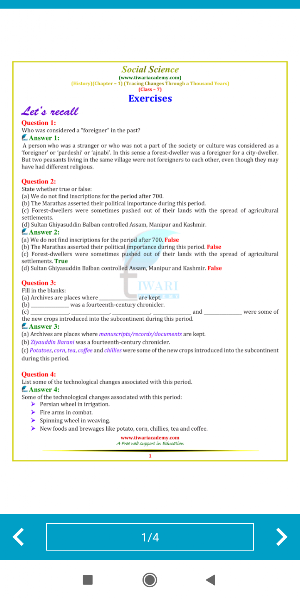 NCERT Solutions for Class 7 Social Science Offline Screenshot 3