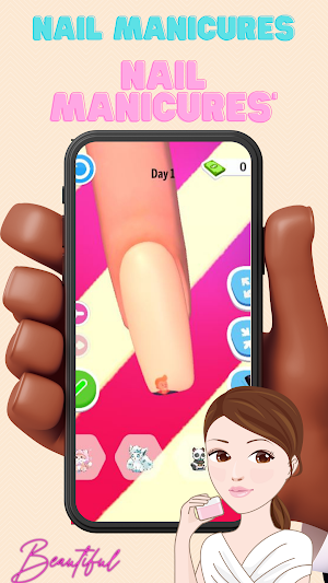 Nail Art Salon 3d Screenshot 2