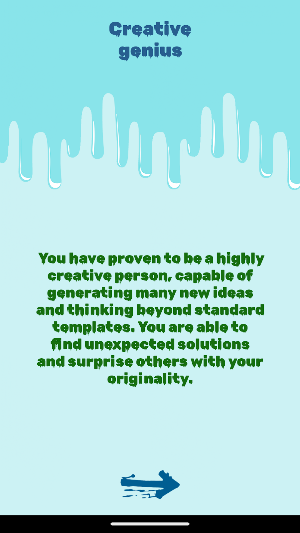 Creativity test Screenshot 3