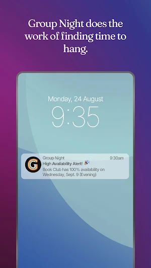 Group Night: Group Calendar Screenshot 1