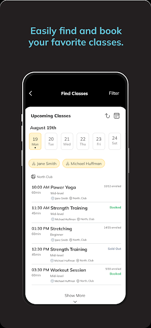 Traene Fitness Screenshot 1