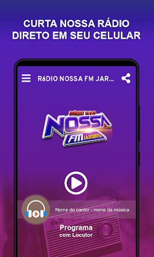 Rádio Nossa FM Jardins Screenshot 1