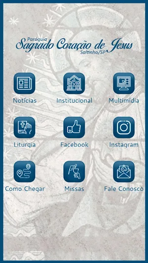 Paróquia Sagrado Coração de Jesus - Saltinho/SP Screenshot 1