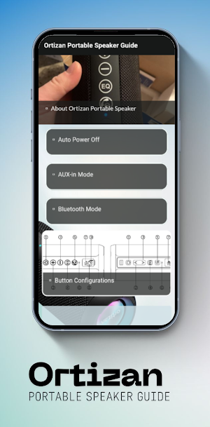 Ortizan Portable Speaker Guide Screenshot 0