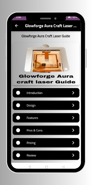 Glowforge Aura Laser Guide Screenshot 3