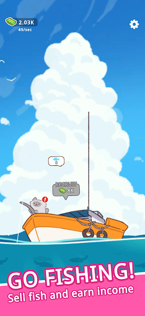 Cat Sea Fishing Screenshot 0