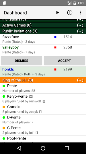Pente Live Screenshot 0