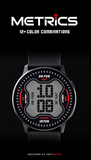 Metrics Watch Face Screenshot 2
