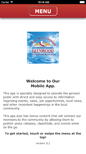 Glenwood Lakes Area Chamber Screenshot 0