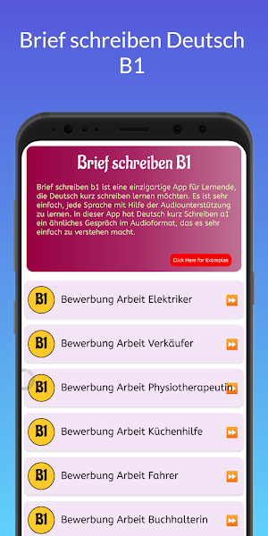 Brief schreiben Deutsch B1 Screenshot 3