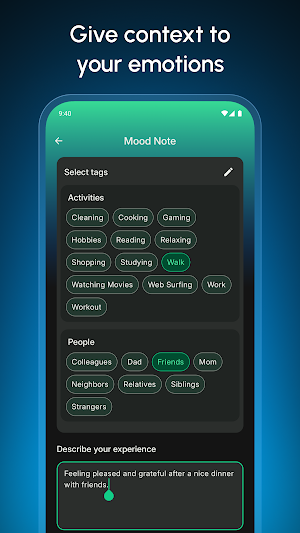 Moodset - Mood Tracker Screenshot 1