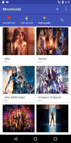 Movie Guide Screenshot 1