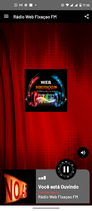 Web Rádio Fixação Screenshot 2