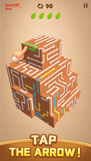 Arrowaze: 3D Wood Escape Screenshot 1