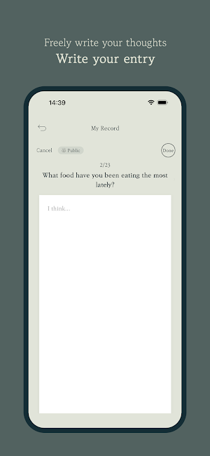 OneDayQuestion Screenshot 1