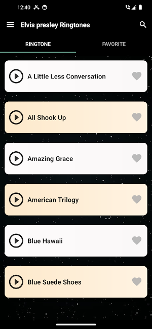 Elvis presley ringtones Screenshot 2