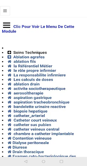 Nursing care - Technical sheets Screenshot 1