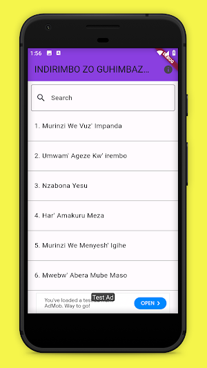 INDIRIMBO ZO GUHIMBAZA IMANA Screenshot 0