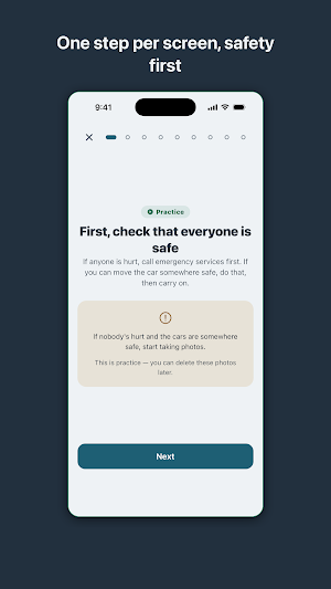 CrashPack: Car Accident Record Screenshot 1
