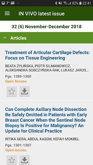In Vivo Journal Screenshot 2