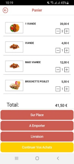 Snack Délice Screenshot 2