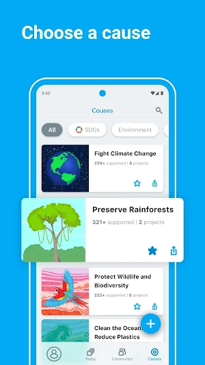 viaGood: Start helping now! Screenshot 2