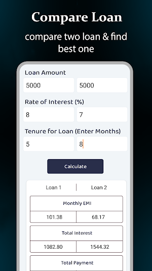LoanPlan - Loan EMI Calculator Screenshot 3