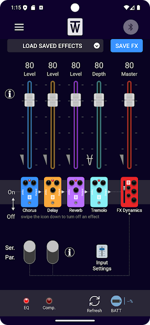 ToneWoodAmp remote Screenshot 0