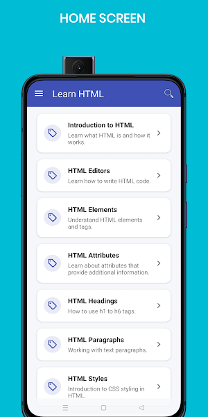 Learn HTML–HTML Tags & Example Screenshot 0