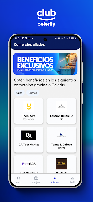 Club Celerity Screenshot 1