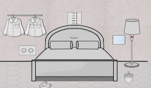 Escape From Black And White Abode Room Screenshot 1