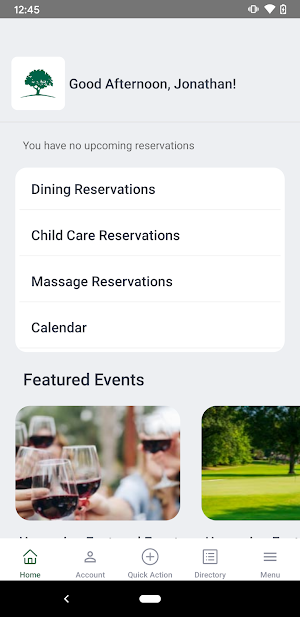 Memphis Country Club Screenshot 1
