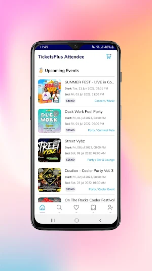 TicketsPlus Attendee Screenshot 1
