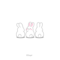 카카오톡 테마 - 토토실 토끼_소프트화이트
