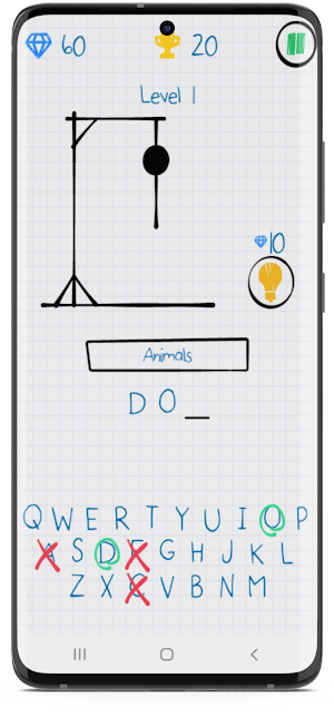 Word Game Puzzles - Hangman Screenshot 1